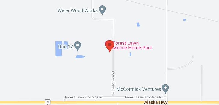 map of 54 7414 FOREST LAWN STREET
